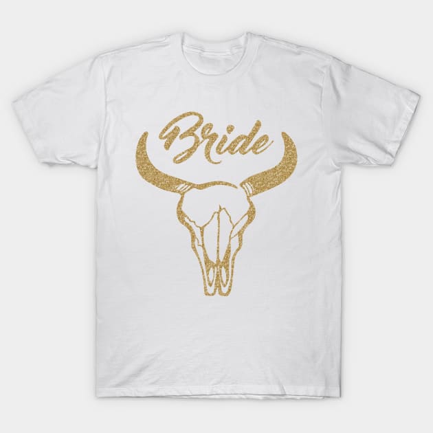 Bride Tribe Bachelorette Design T-Shirt by FuseTheory1